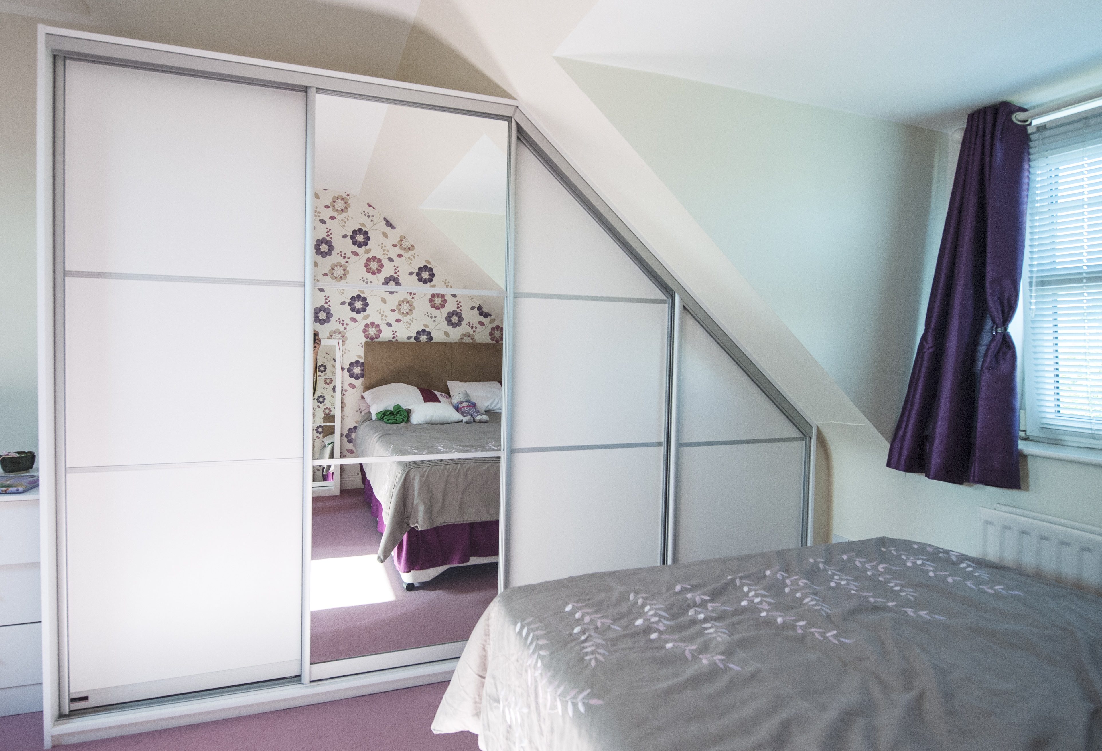 Sloped Wardrobe - furniture stores furniture stores near me hardwood flooring home painting home interiors residential interior works