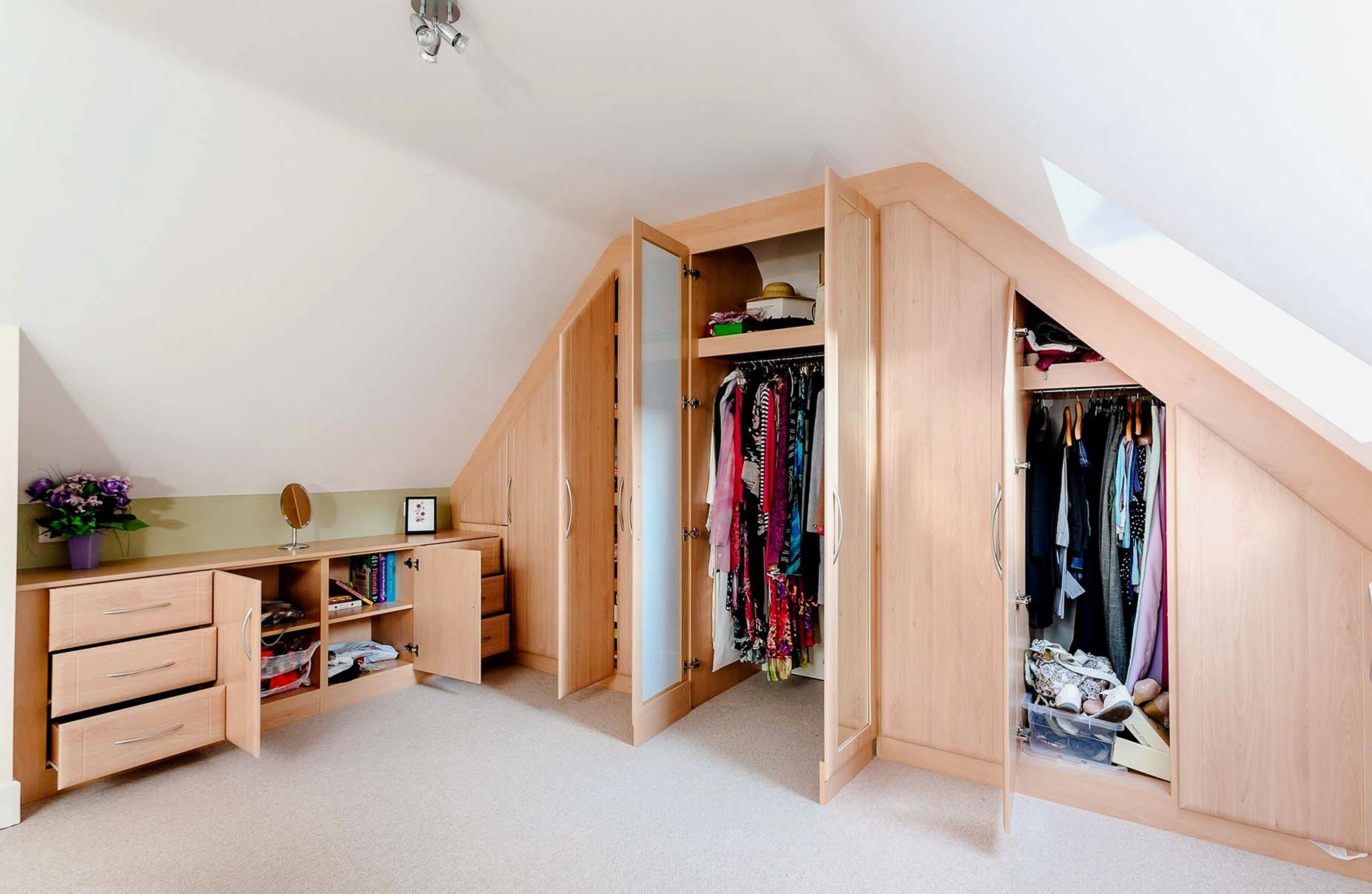 Sloped Wardrobe - house interior design home painting hardwood flooring furniture stores near me furniture stores entertainment for kids