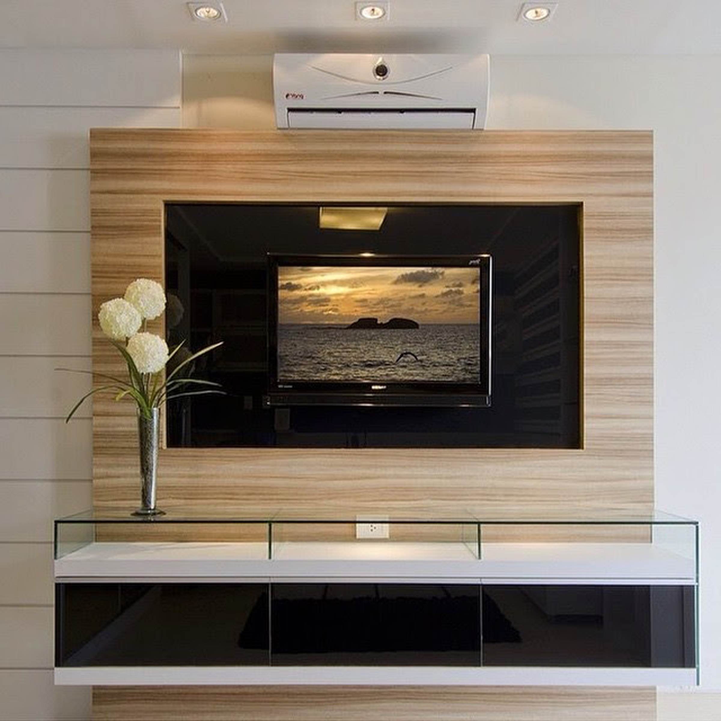 A floating console - living room tv wall design tv cabinet design modern interior design for tv wall mounting electronic city bangalore