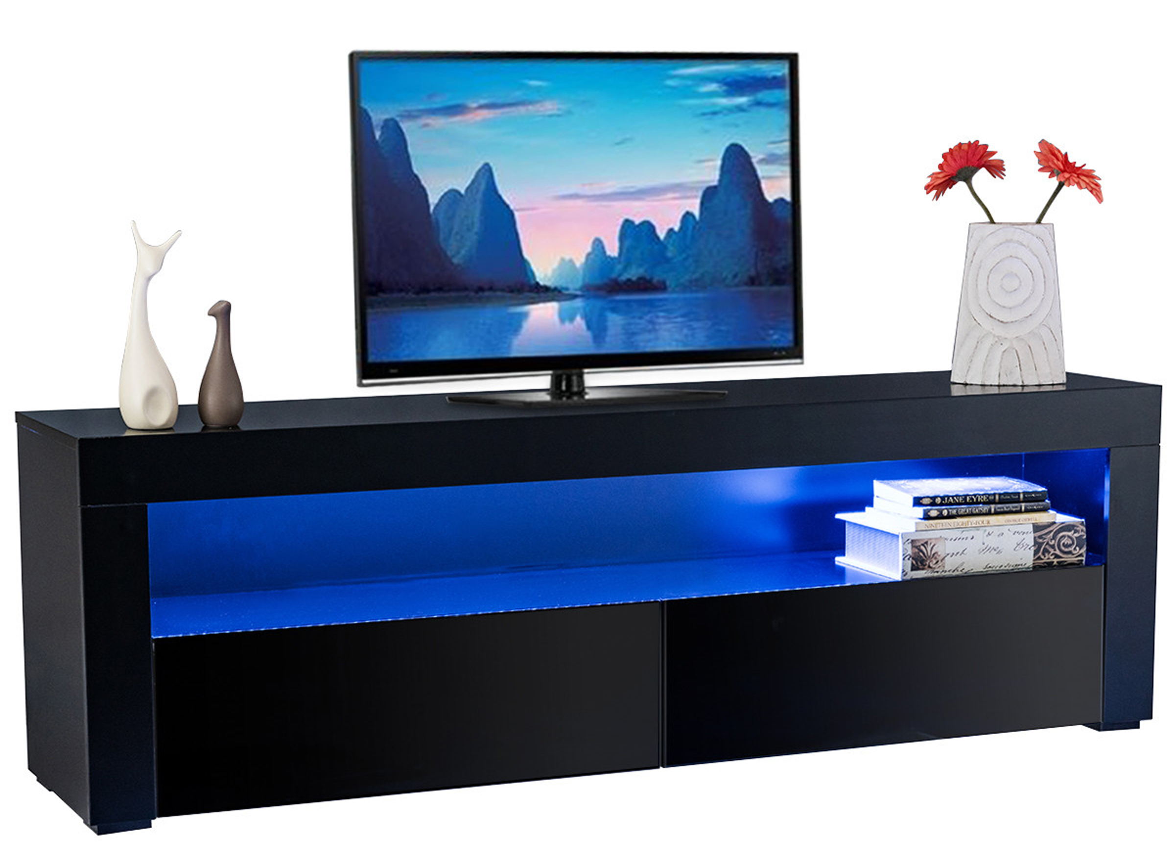 A Small TV Unit - budget interior designers in bangalore 2 bhk interior design bangalore electronic city interiors