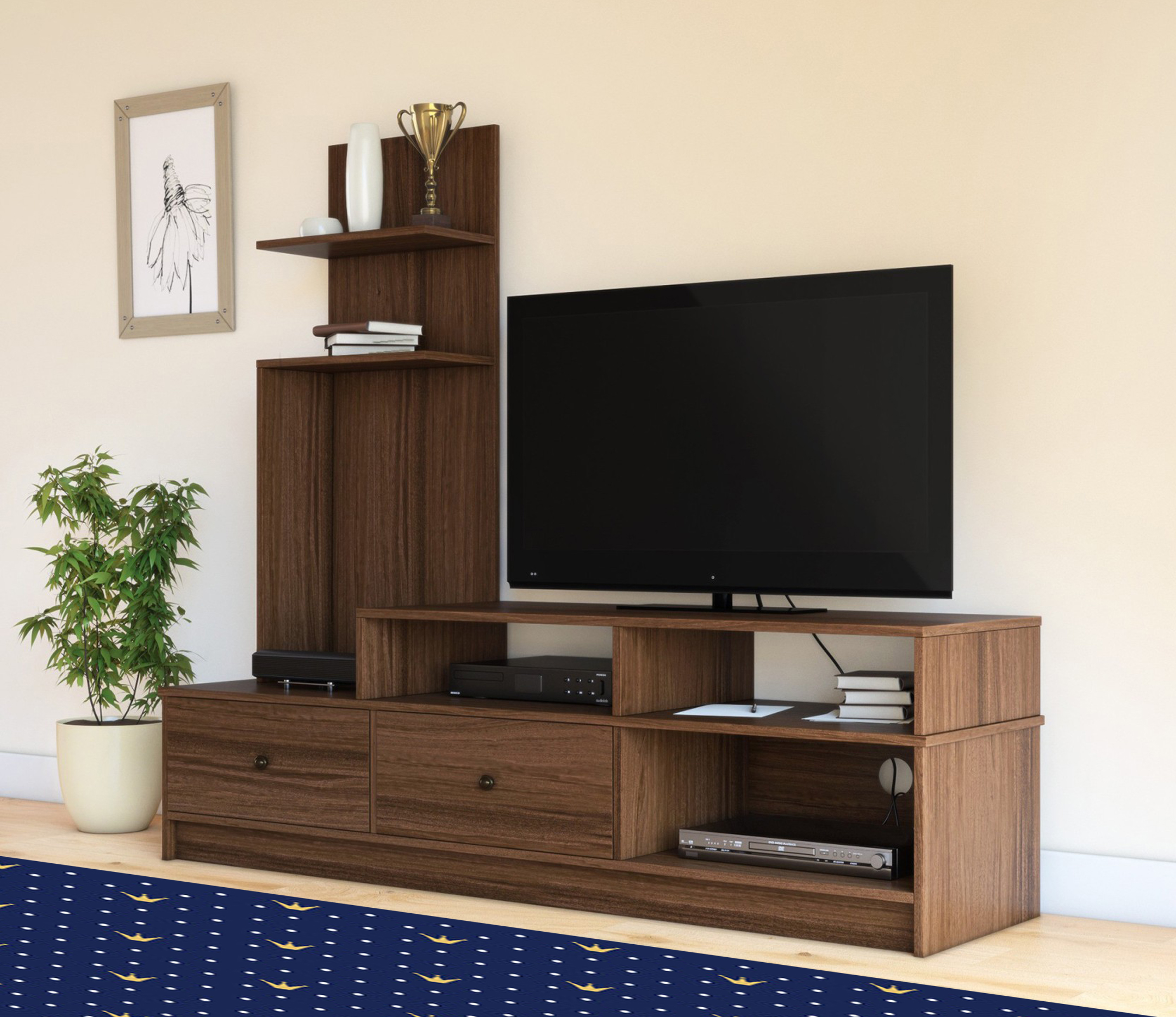A Small TV Unit - electronic city best interiors best interior designers in electronic city cheap and best interior designers in bangalore