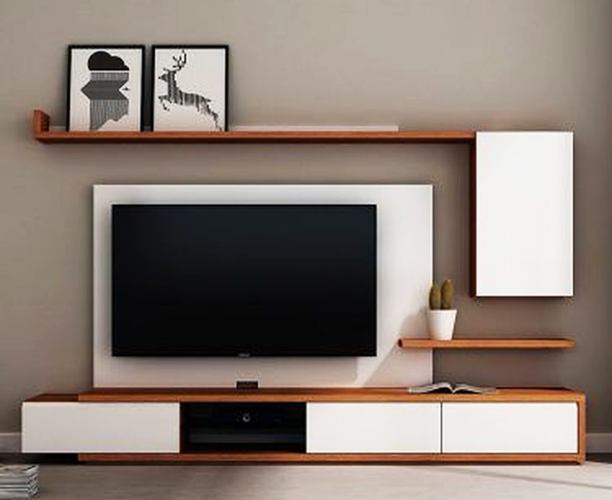 A Small TV Unit - purva smiling willows best interior designers in electronic city electronic city interiors