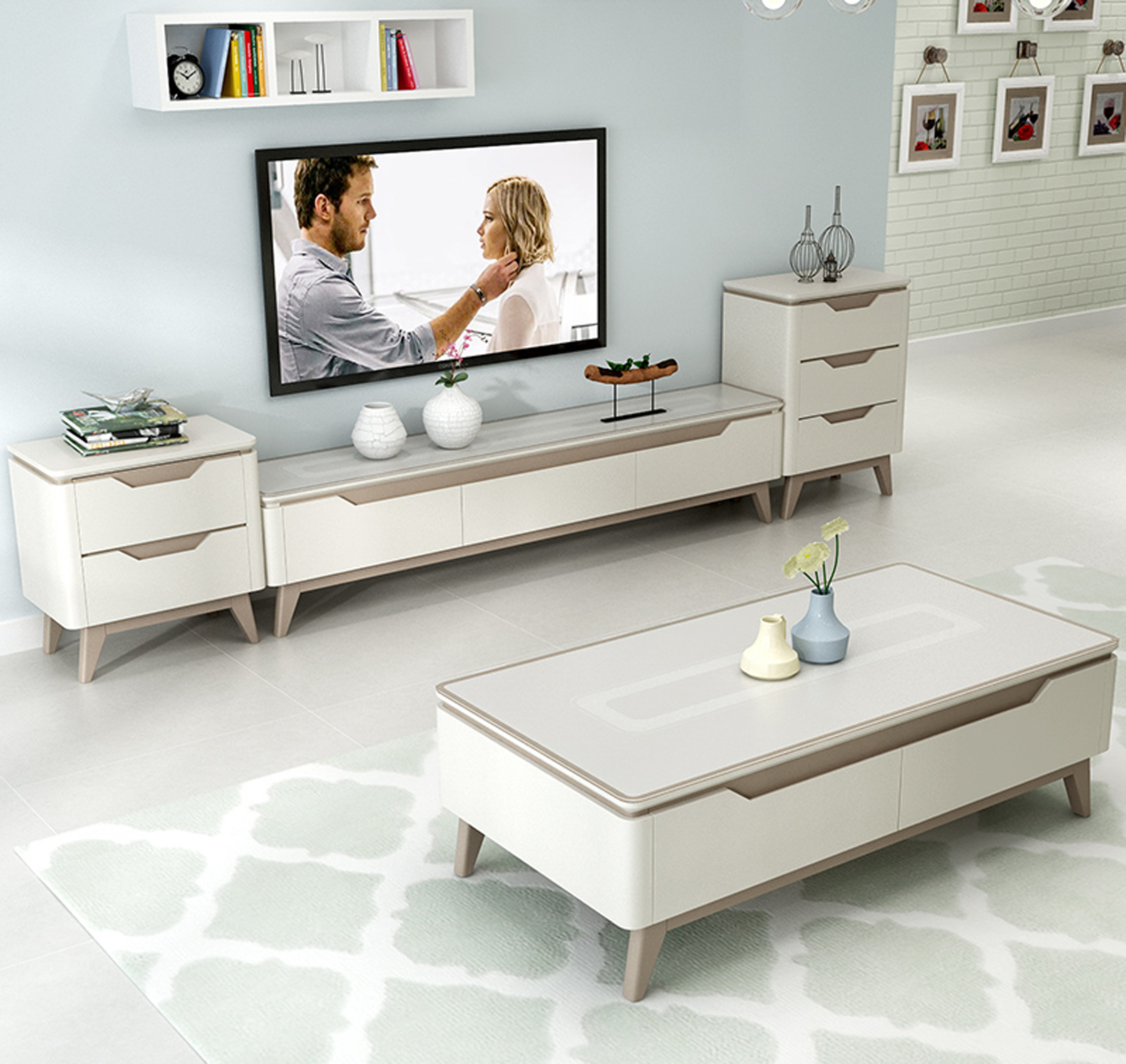 Minimal TV Unit Style electronic city interiors interior design company in electronic city electronic city interiors