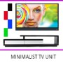 Minimalist TV Unit by Interior Era
