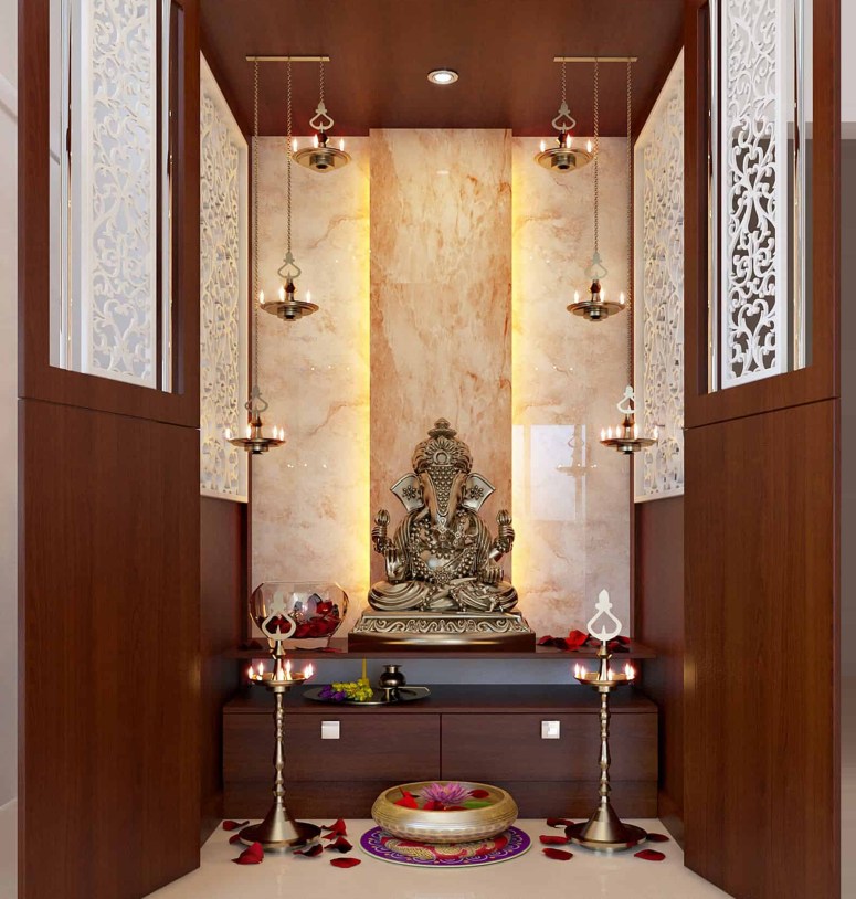 Pooja Room_4 Decorate pooja rooms best puja room designs best pooja room designs