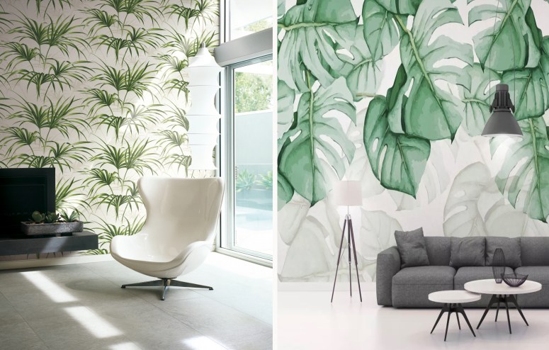 Wallpaper leaf wallpaper for living room bedroom wallpaper in electronic city bangalore
