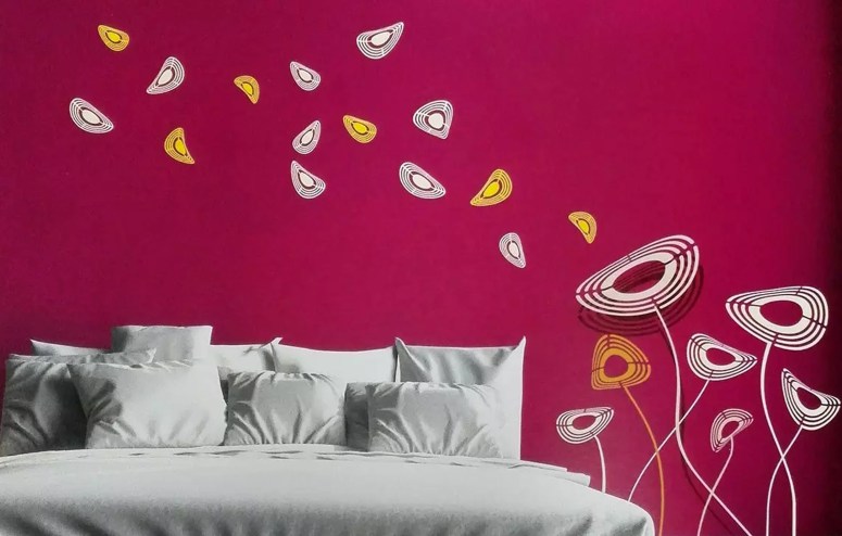 Painting and Decorating_stencil wall design wall stencils india wall stencils good interior architects in electronic city interiors in bengaluru
