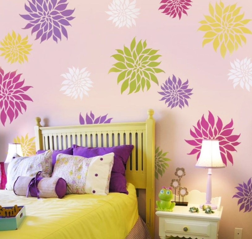Stencil Painting Stencil Painting_paint stencils for walls in india bedroom wall stencils design Stencil Painting Solution Home Stencil Painting Services list of interiors in electronic city