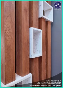 Living Room Pillar Partition Design